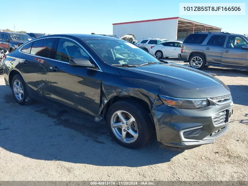 2018 Chevrolet Malibu 1Ls VIN: 1G1ZB5ST8JF166506 Lot: 40915174