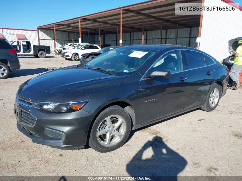 2018 Chevrolet Malibu 1Ls VIN: 1G1ZB5ST8JF166506 Lot: 40915174