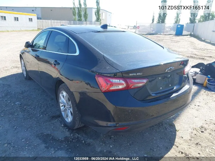 2019 Chevrolet Malibu VIN: 1G1ZD5STXKF165174 Lot: 12033959