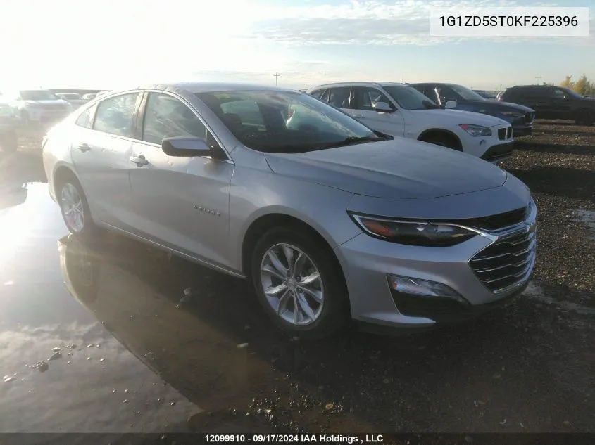 2019 Chevrolet Malibu Lt VIN: 1G1ZD5ST0KF225396 Lot: 12099910