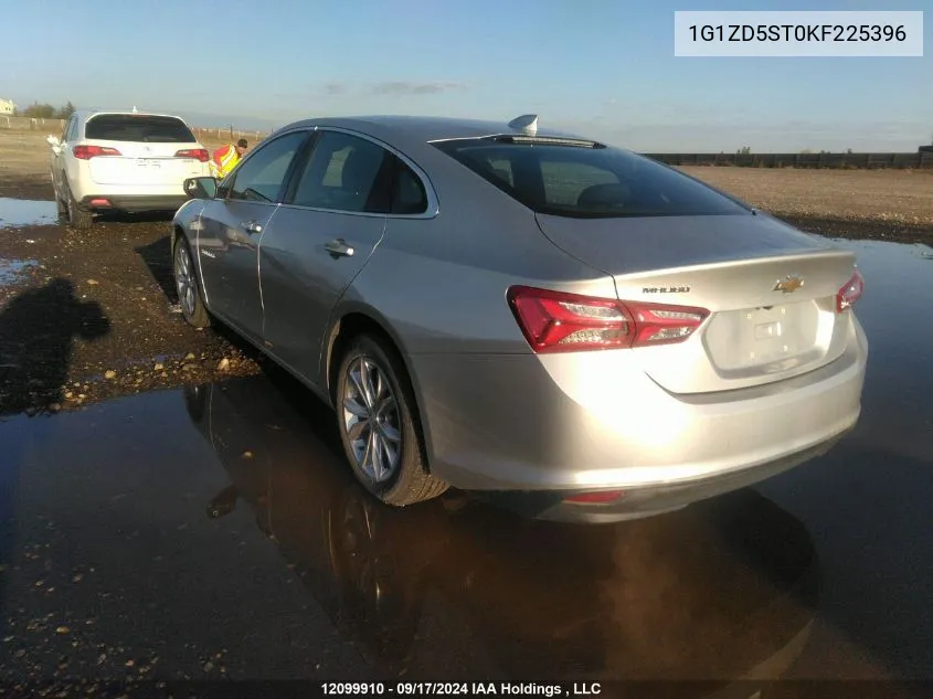 2019 Chevrolet Malibu Lt VIN: 1G1ZD5ST0KF225396 Lot: 12099910