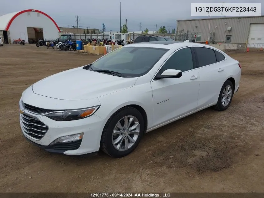 1G1ZD5ST6KF223443 2019 Chevrolet Malibu Lt