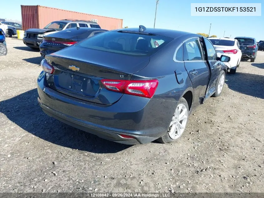 1G1ZD5ST0KF153521 2019 Chevrolet Malibu