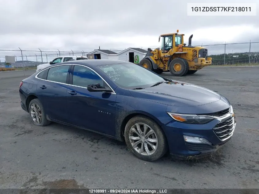 2019 Chevrolet Malibu VIN: 1G1ZD5ST7KF218011 Lot: 12108991