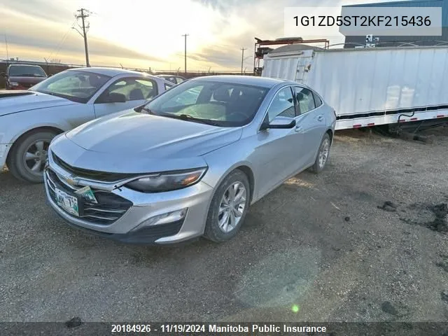 2019 Chevrolet Malibu Lt VIN: 1G1ZD5ST2KF215436 Lot: 20184926