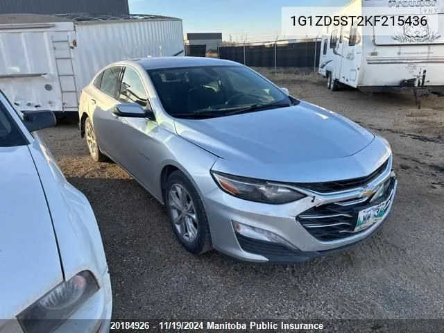 2019 Chevrolet Malibu Lt VIN: 1G1ZD5ST2KF215436 Lot: 20184926