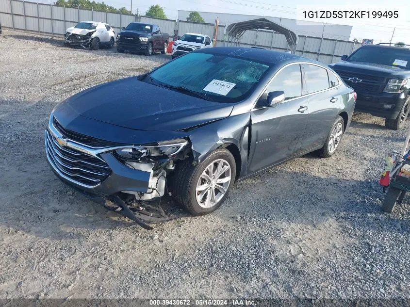 2019 Chevrolet Malibu Lt VIN: 1G1ZD5ST2KF199495 Lot: 39430672