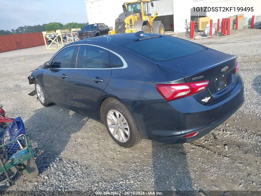 2019 Chevrolet Malibu Lt VIN: 1G1ZD5ST2KF199495 Lot: 39430672