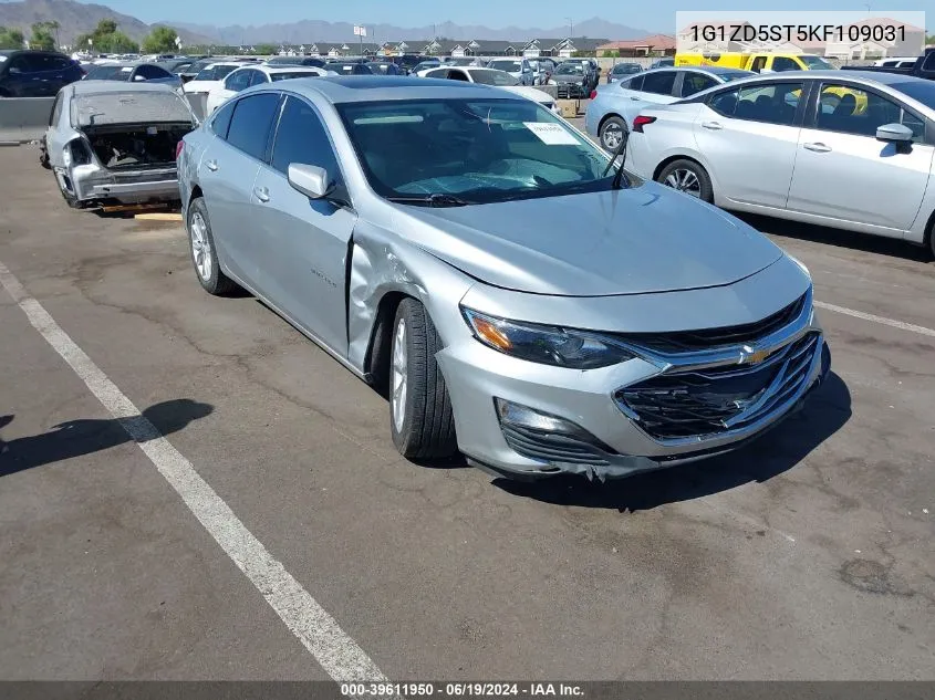 1G1ZD5ST5KF109031 2019 Chevrolet Malibu Lt