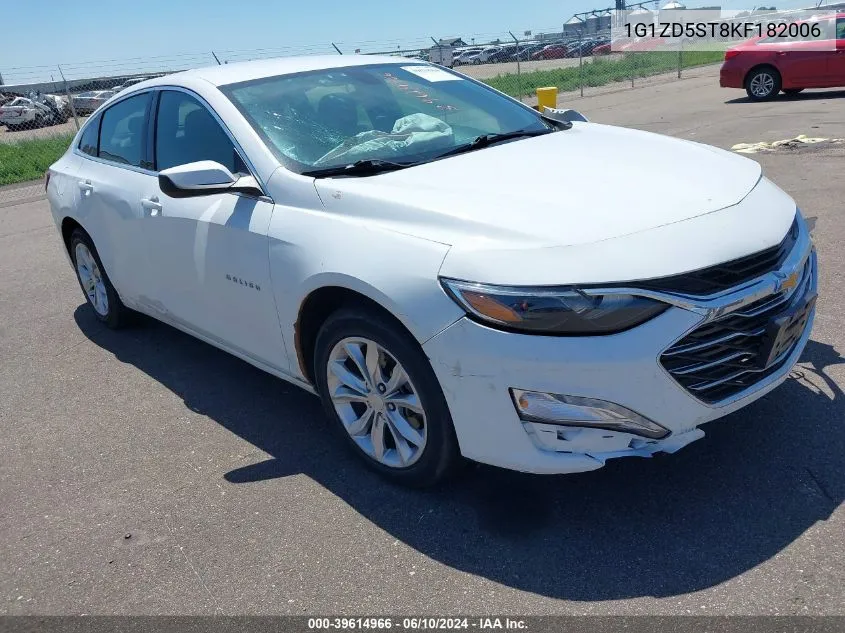 2019 Chevrolet Malibu Lt VIN: 1G1ZD5ST8KF182006 Lot: 39614966