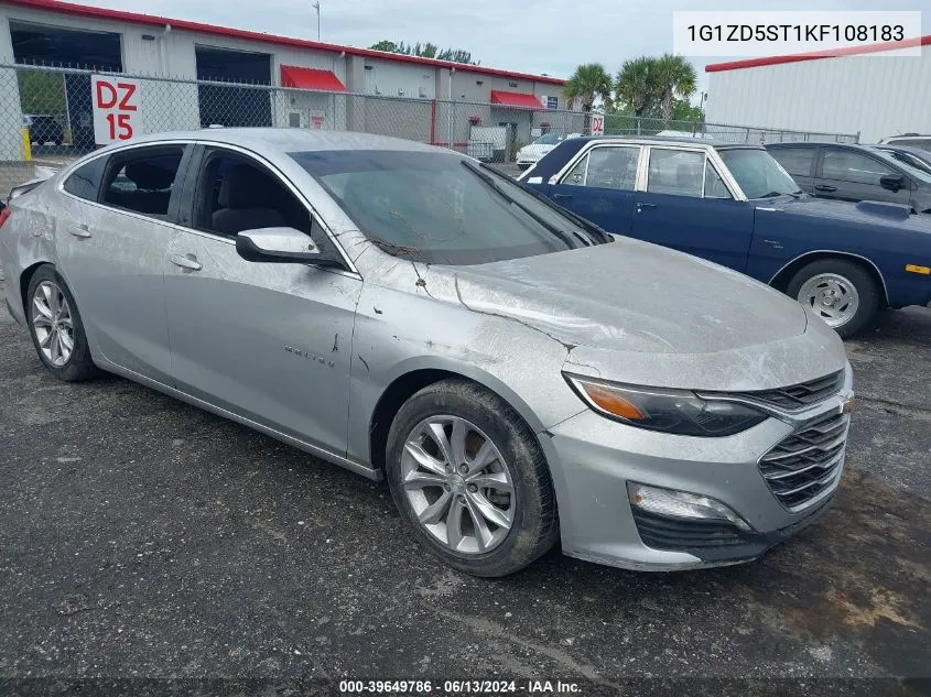 2019 Chevrolet Malibu Lt VIN: 1G1ZD5ST1KF108183 Lot: 39649786