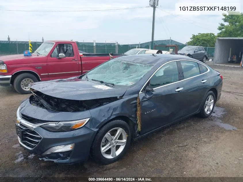 2019 Chevrolet Malibu 1Ls VIN: 1G1ZB5STXKF148199 Lot: 39664490