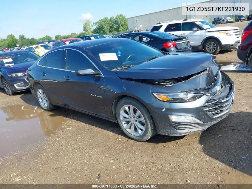 1G1ZD5ST7KF221930 2019 Chevrolet Malibu Lt