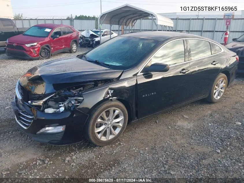 2019 Chevrolet Malibu Lt VIN: 1G1ZD5ST8KF165965 Lot: 39875625