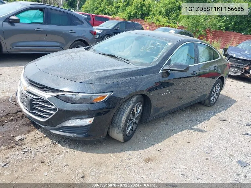 2019 Chevrolet Malibu Lt VIN: 1G1ZD5ST1KF156685 Lot: 39915870