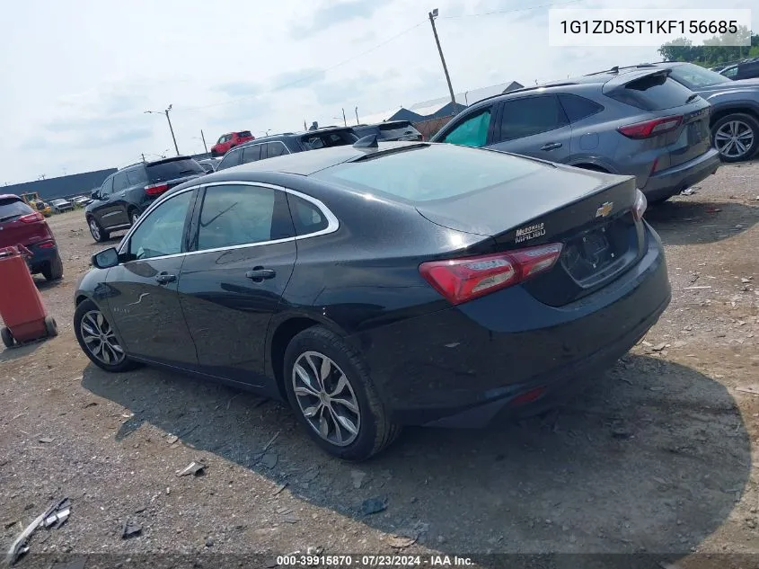 2019 Chevrolet Malibu Lt VIN: 1G1ZD5ST1KF156685 Lot: 39915870