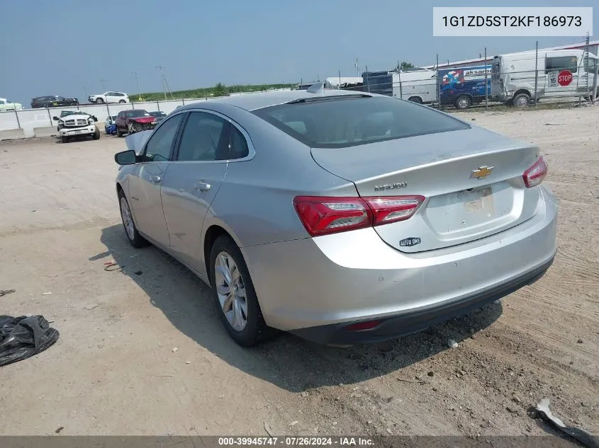 2019 Chevrolet Malibu Lt VIN: 1G1ZD5ST2KF186973 Lot: 39945747