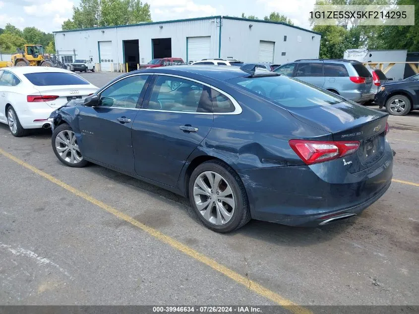 2019 Chevrolet Malibu Premier VIN: 1G1ZE5SX5KF214295 Lot: 39946634