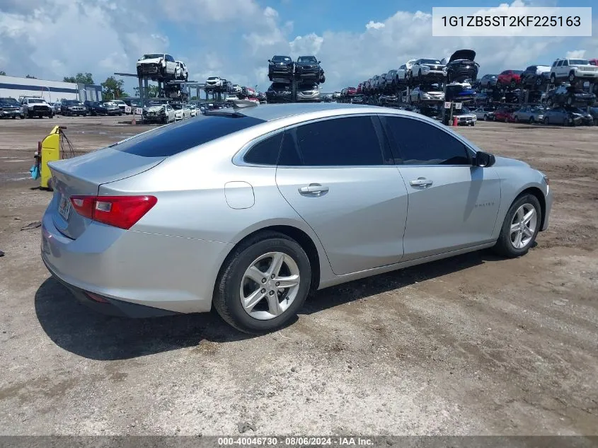 1G1ZB5ST2KF225163 2019 Chevrolet Malibu 1Ls