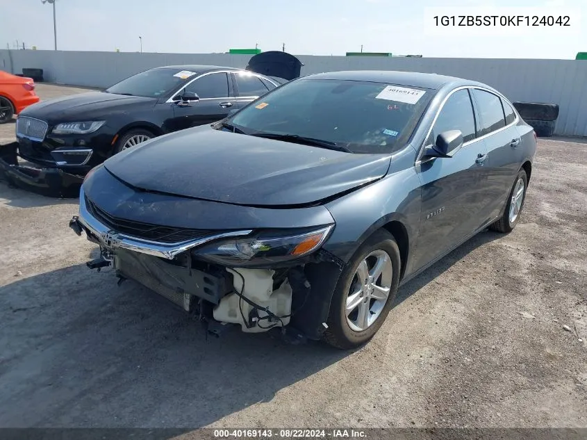 2019 Chevrolet Malibu 1Ls VIN: 1G1ZB5ST0KF124042 Lot: 40169143