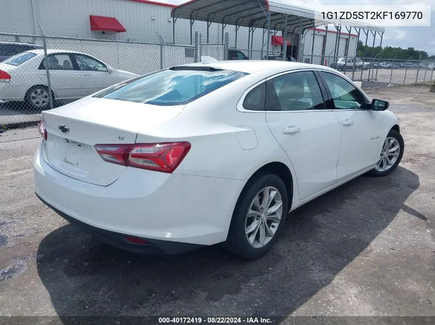 2019 Chevrolet Malibu Lt VIN: 1G1ZD5ST2KF169770 Lot: 40172419