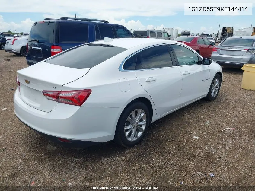 2019 Chevrolet Malibu Lt VIN: 1G1ZD5ST9KF144414 Lot: 40182119