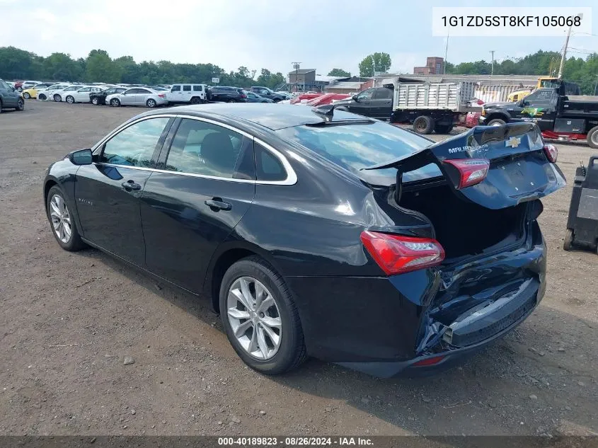 1G1ZD5ST8KF105068 2019 Chevrolet Malibu Lt