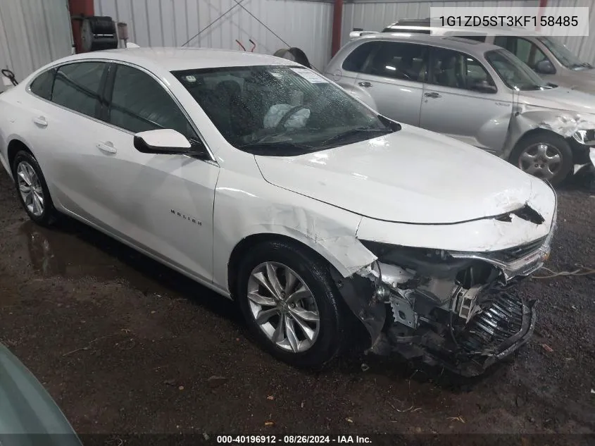 2019 Chevrolet Malibu Lt VIN: 1G1ZD5ST3KF158485 Lot: 40196912