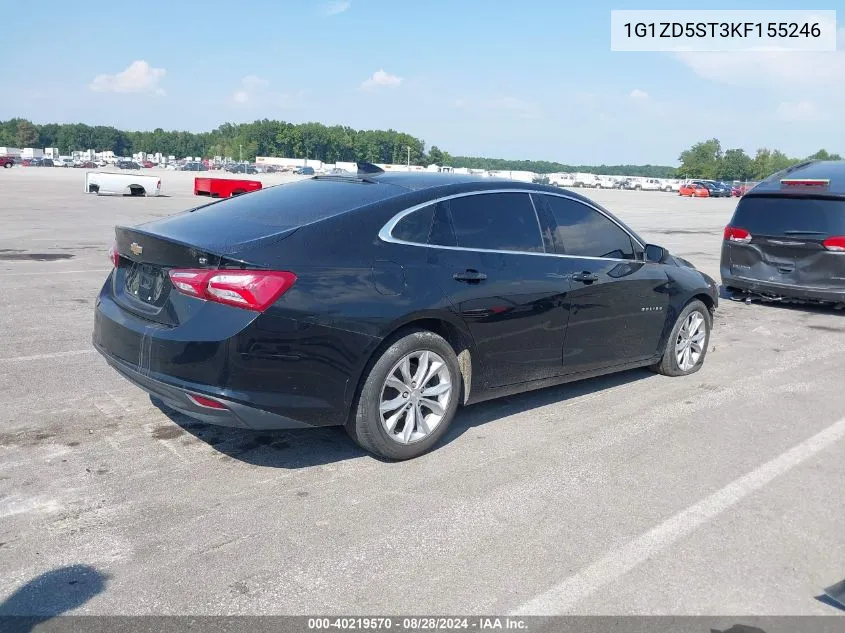 1G1ZD5ST3KF155246 2019 Chevrolet Malibu Lt