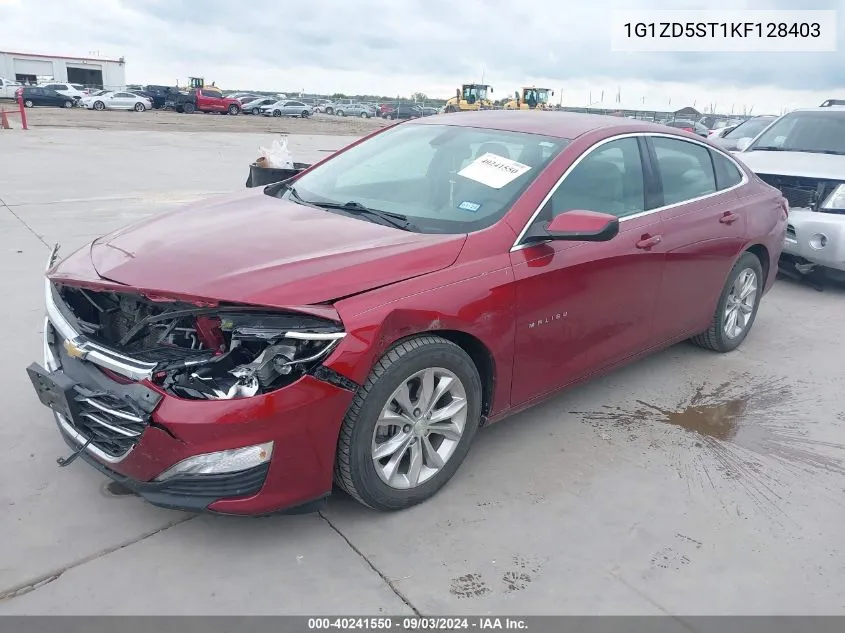 1G1ZD5ST1KF128403 2019 Chevrolet Malibu Lt