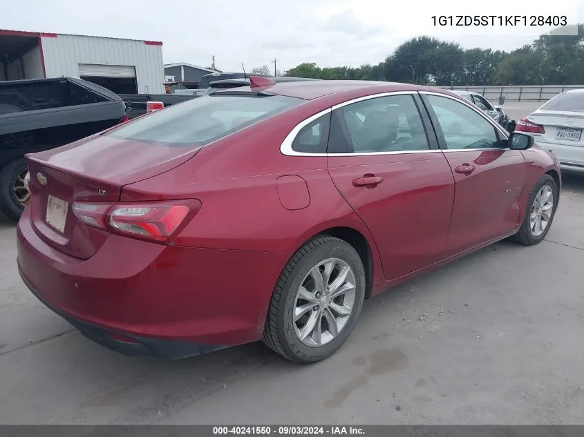 1G1ZD5ST1KF128403 2019 Chevrolet Malibu Lt