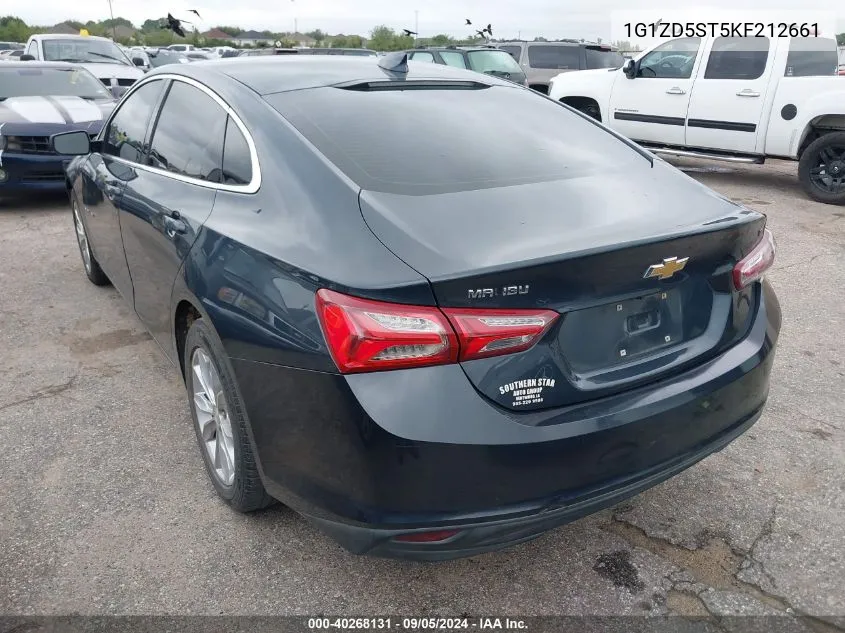 1G1ZD5ST5KF212661 2019 Chevrolet Malibu Lt