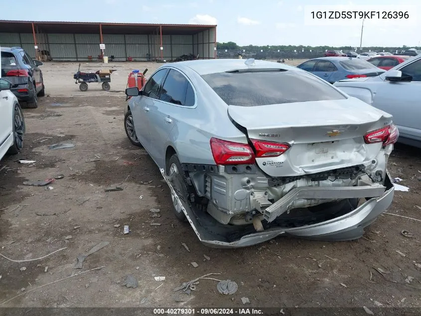 2019 Chevrolet Malibu Lt VIN: 1G1ZD5ST9KF126396 Lot: 40279301