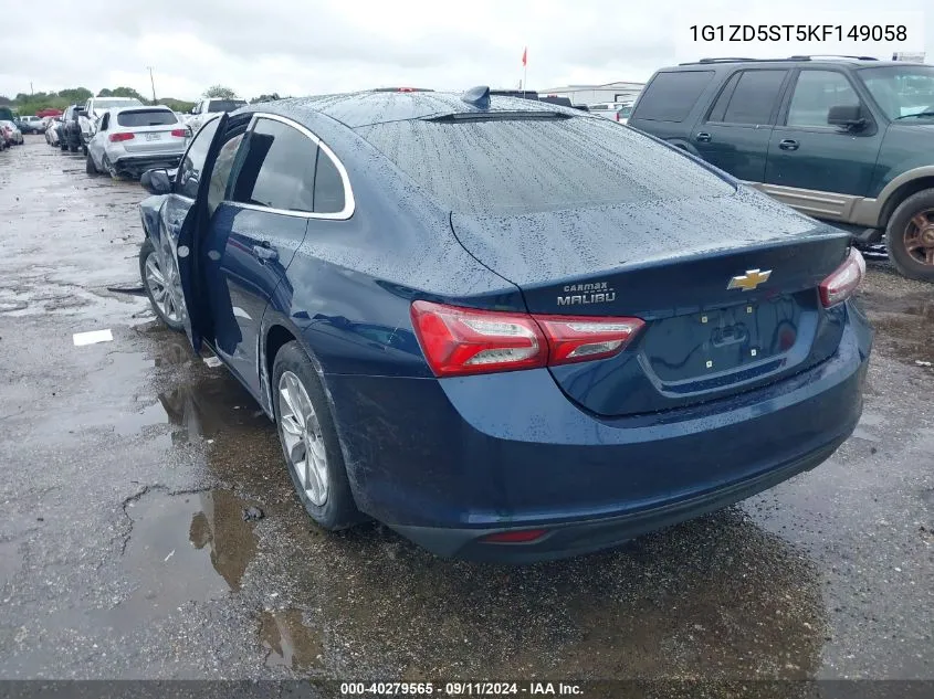 1G1ZD5ST5KF149058 2019 Chevrolet Malibu Lt