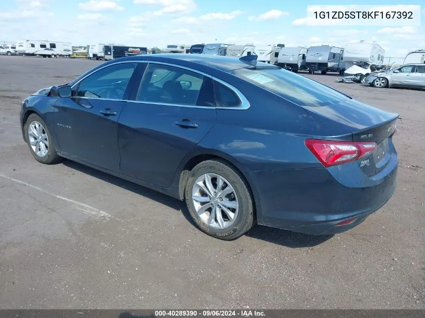 1G1ZD5ST8KF167392 2019 Chevrolet Malibu Lt