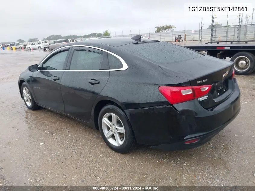 2019 Chevrolet Malibu 1Ls VIN: 1G1ZB5ST5KF142861 Lot: 40308724