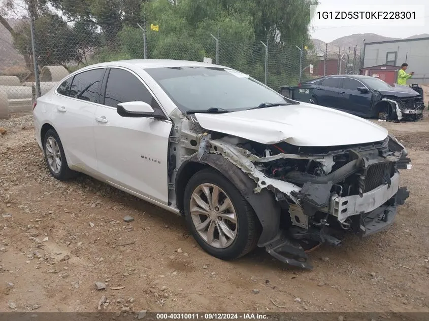 1G1ZD5ST0KF228301 2019 Chevrolet Malibu Lt