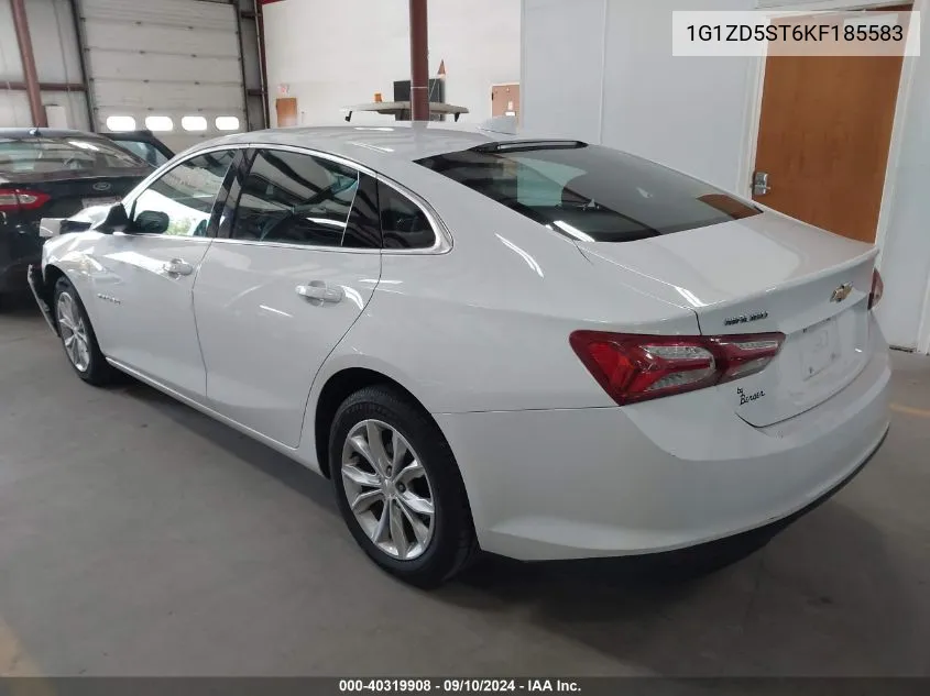 1G1ZD5ST6KF185583 2019 Chevrolet Malibu Lt