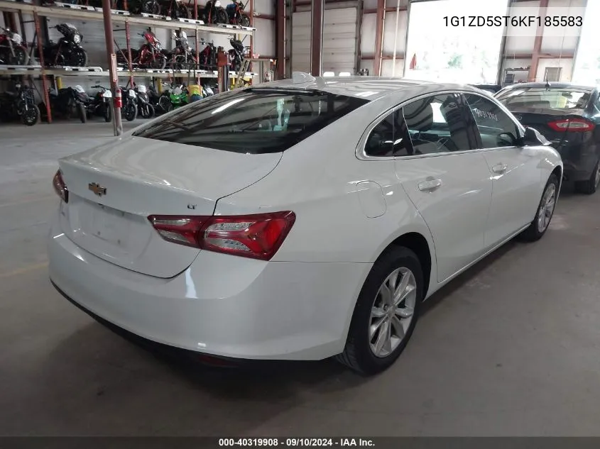 2019 Chevrolet Malibu Lt VIN: 1G1ZD5ST6KF185583 Lot: 40319908