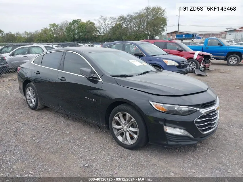 1G1ZD5ST5KF143468 2019 Chevrolet Malibu Lt