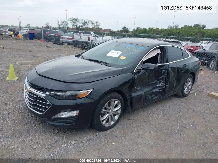 1G1ZD5ST5KF143468 2019 Chevrolet Malibu Lt