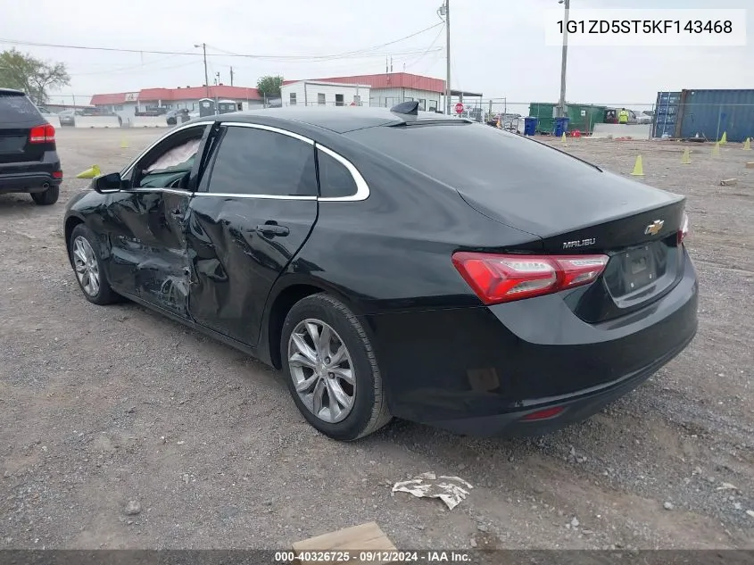 1G1ZD5ST5KF143468 2019 Chevrolet Malibu Lt