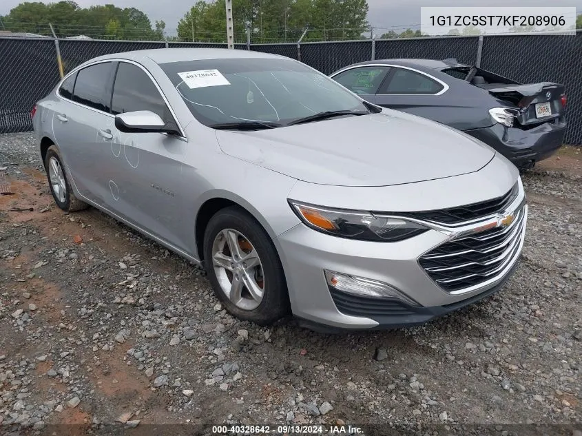 2019 Chevrolet Malibu 1Fl VIN: 1G1ZC5ST7KF208906 Lot: 40328642