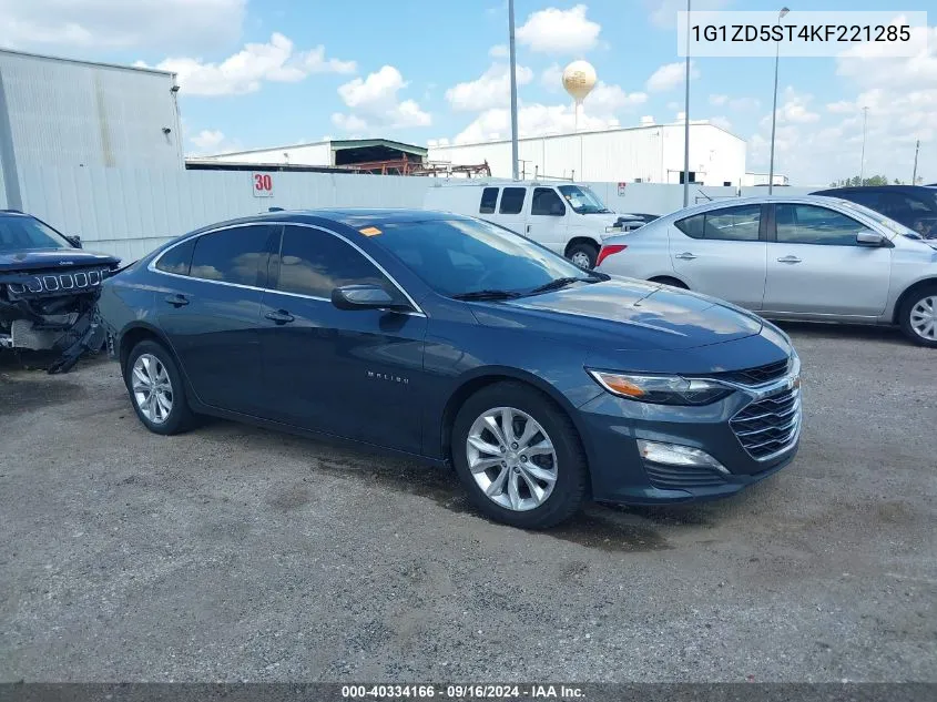 2019 Chevrolet Malibu Lt VIN: 1G1ZD5ST4KF221285 Lot: 40334166