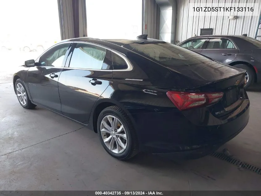 2019 Chevrolet Malibu Lt VIN: 1G1ZD5ST1KF133116 Lot: 40342735