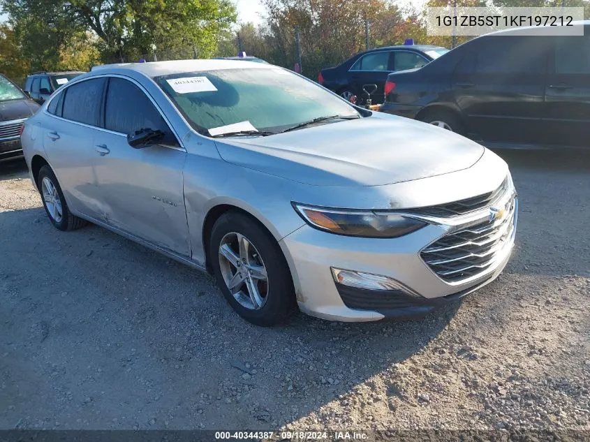 2019 Chevrolet Malibu Ls VIN: 1G1ZB5ST1KF197212 Lot: 40344387