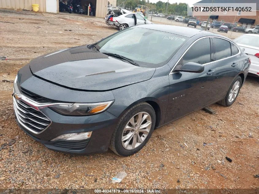 1G1ZD5ST5KF140652 2019 Chevrolet Malibu Lt