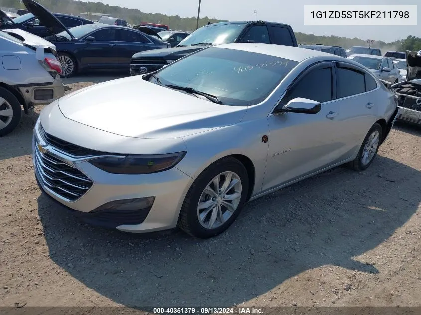 1G1ZD5ST5KF211798 2019 Chevrolet Malibu Lt