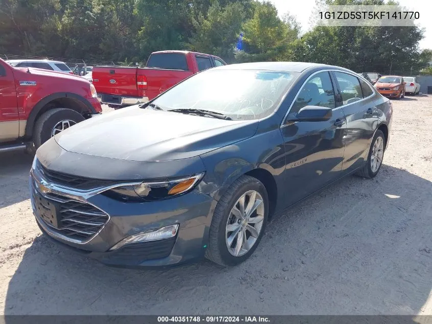 2019 Chevrolet Malibu Lt VIN: 1G1ZD5ST5KF141770 Lot: 40351748