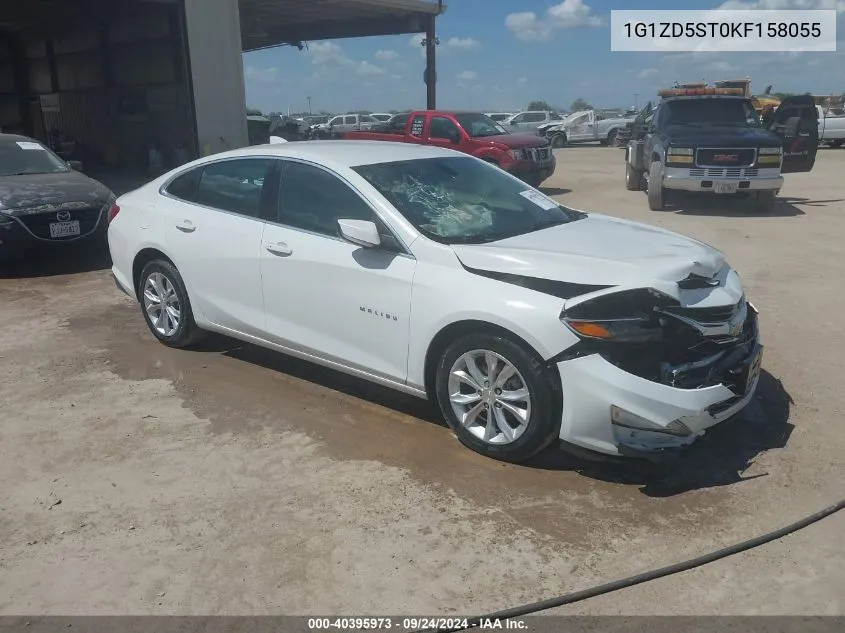 2019 Chevrolet Malibu Lt VIN: 1G1ZD5ST0KF158055 Lot: 40395973